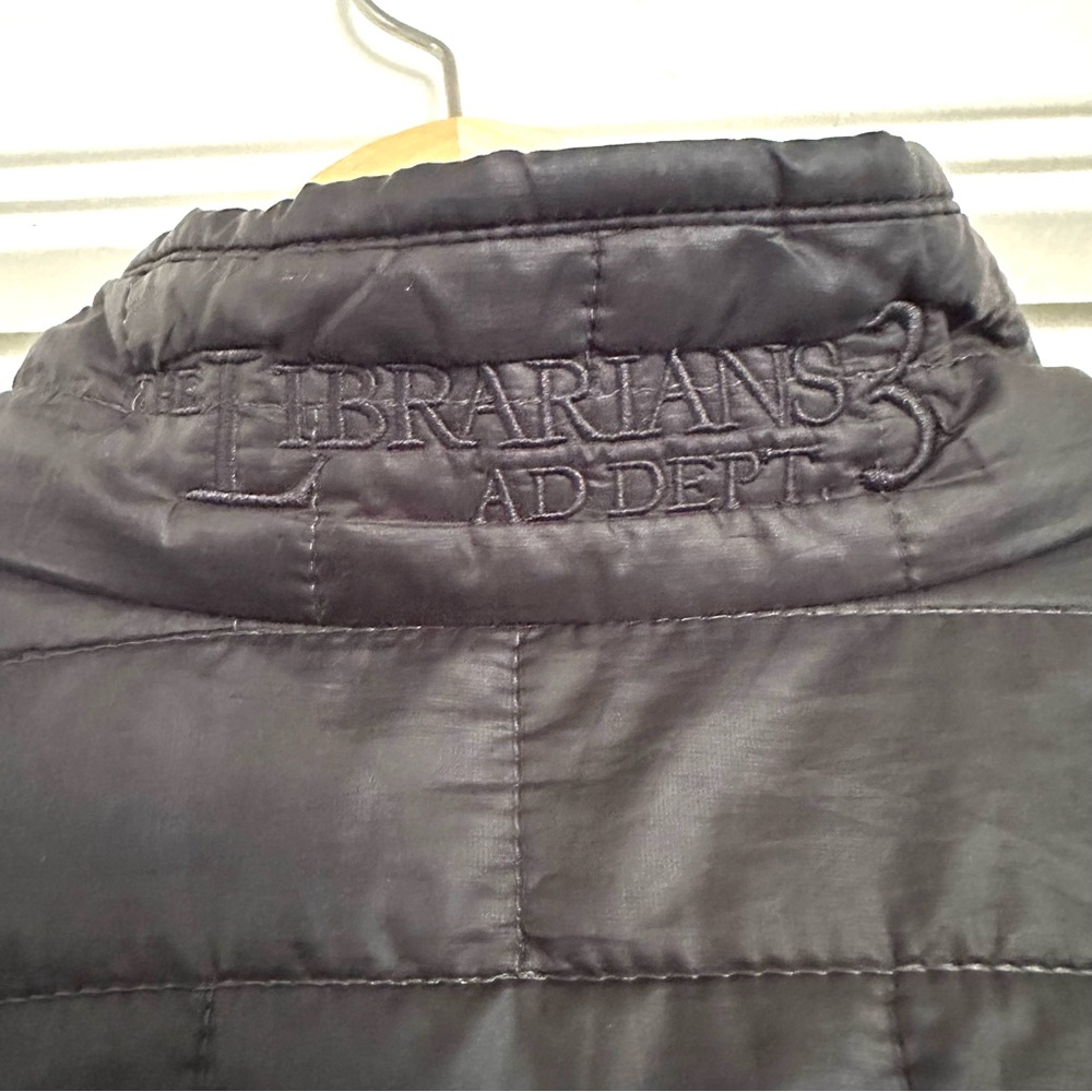 Patagonia Black Quilted Jacket – Nano Puffer, “The Librarian” Crew Worn - Picture 4 of 5